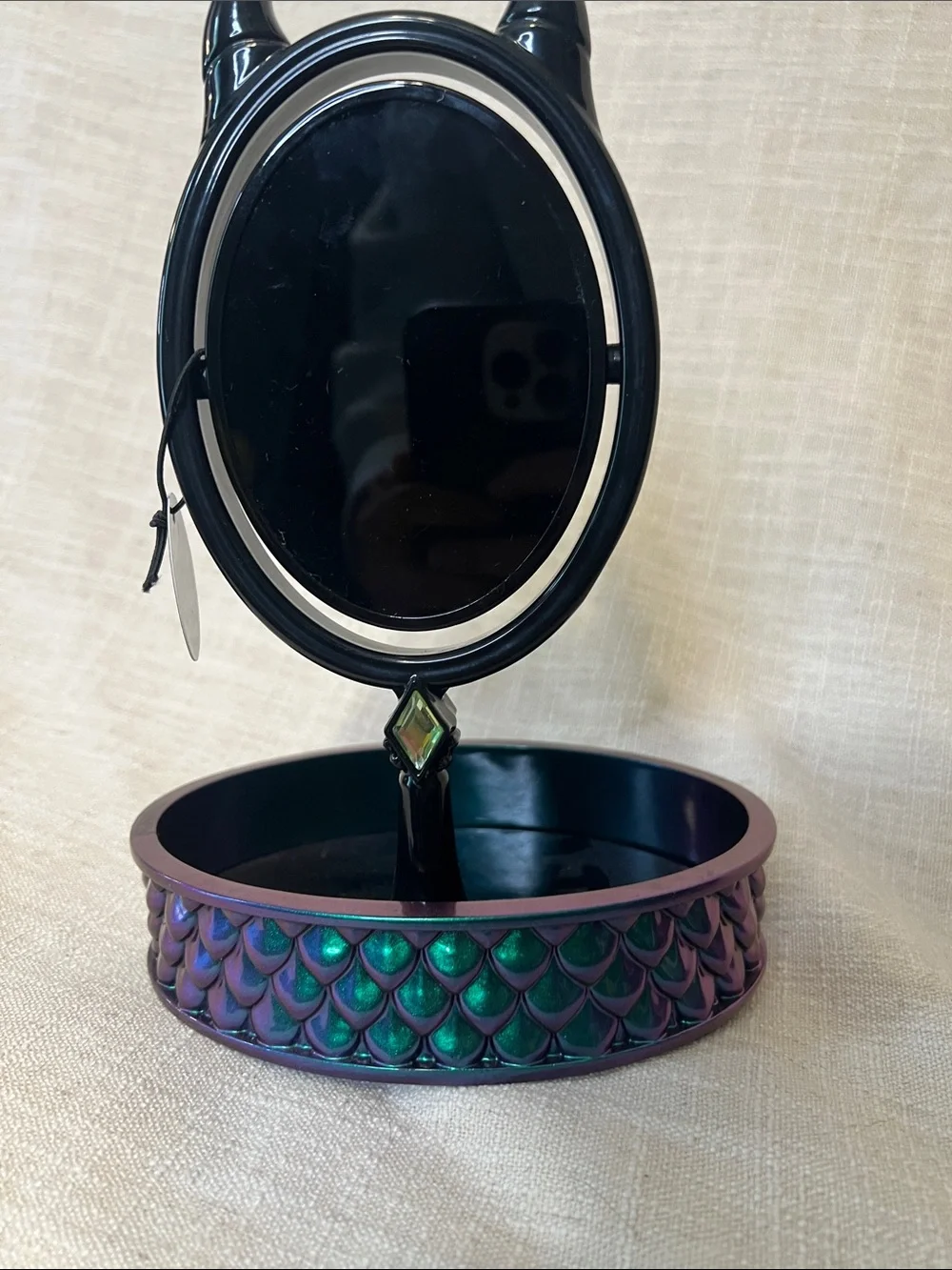 Disney Maleficent Sleeping Beauty Bath and Body Works Body Care Trinket Tray NWT